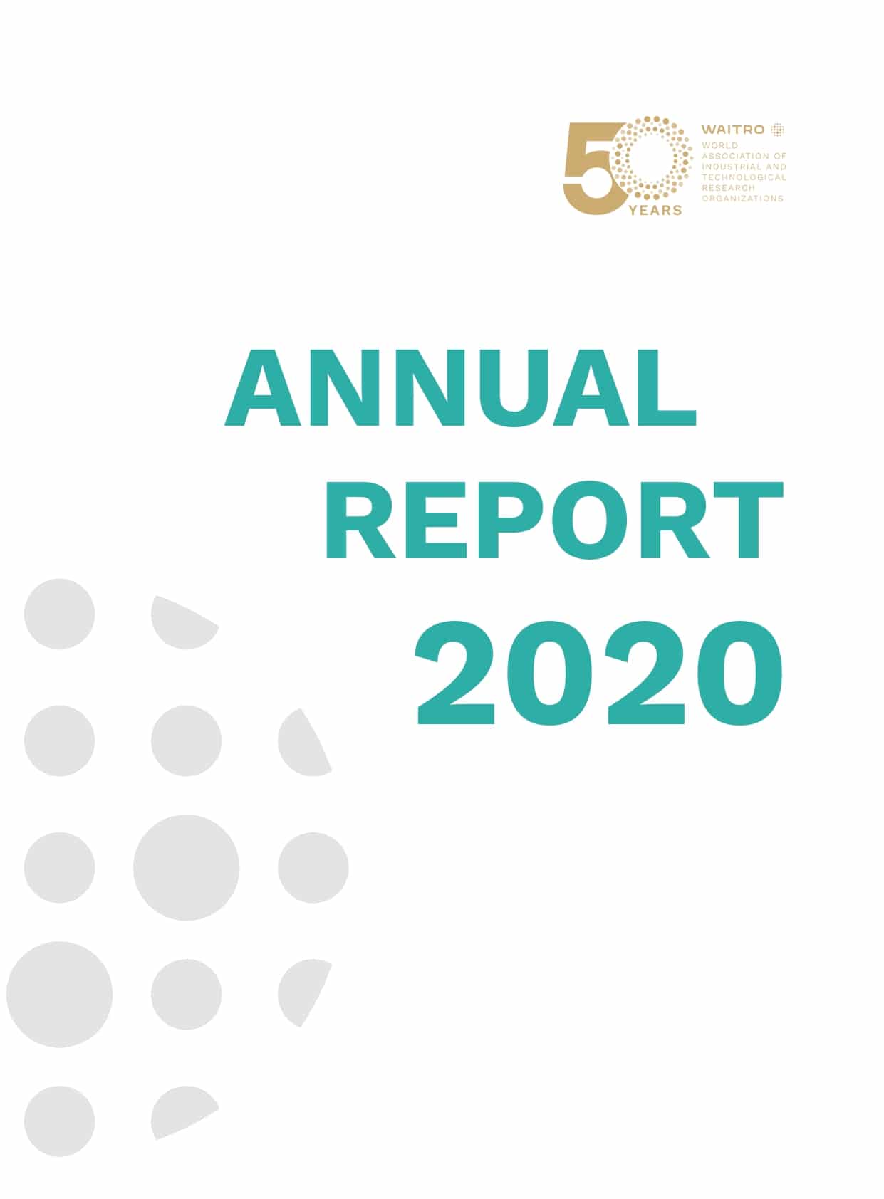 Cover WAITRO Annual Report 2020